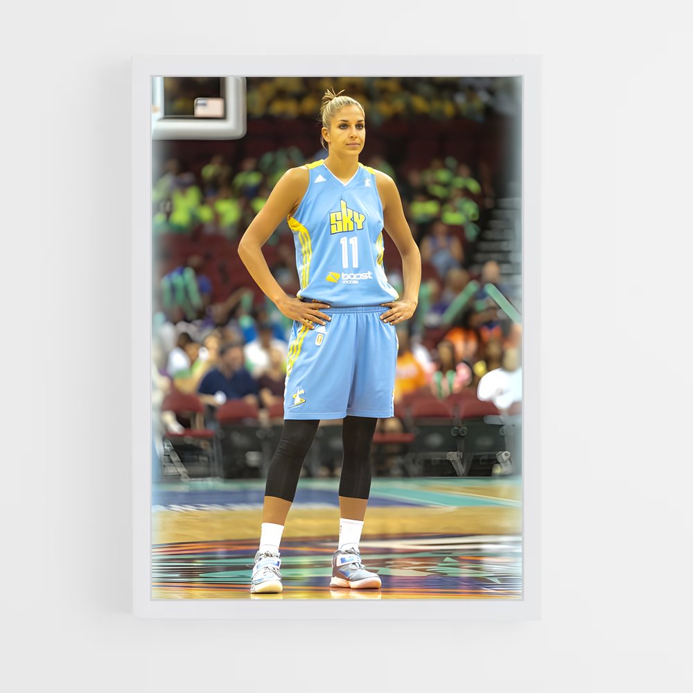 Poster L'Ascension d'Elena – affiche Basketball (vue 3)